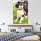 Ernstig Canvas Afdruk (Insitu (Slaapkamer))