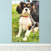 Ernstig Canvas Afdruk (Insitu (Houten vloer))