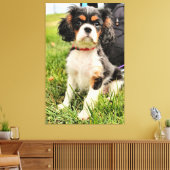 Ernstig Canvas Afdruk (Insitu (Woonkamer))