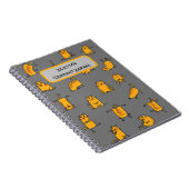 Ernstig Funny Yoga Cats Notitieboek (Rechterzijde)