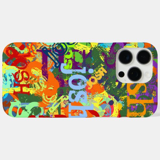 Ernstig gepersonaliseerd Case-Mate iPhone case (Achterkant (horizontaal))