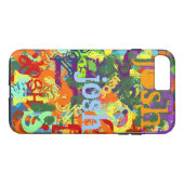 Ernstig gepersonaliseerd Case-Mate iPhone case (Achterkant (Horizontaal))