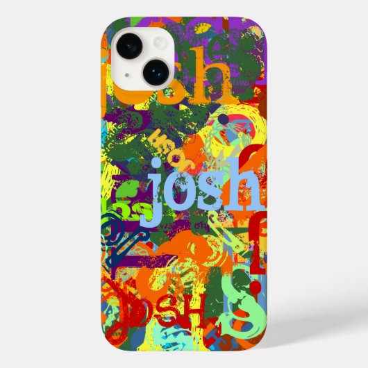 Ernstig gepersonaliseerd Case-Mate iPhone case (Achterkant)