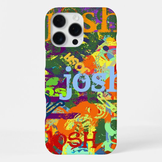 Ernstig gepersonaliseerd iPhone hoesje (Achterkant)