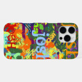 Ernstig gepersonaliseerd iPhone hoesje (Achterkant horizontaal)