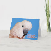 Ernstig het Spreken Verjaardag Kaart (Voorkant)