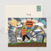 Ernstig hunkeren briefkaart (Voorkant / Achterkant)