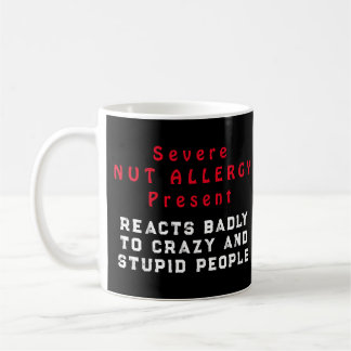 Ernstig Noten Allergie Cadeau - reageert slecht Koffiemok