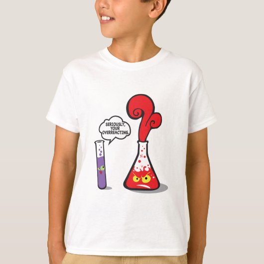 ernstig, over reactie t-shirt (Voorkant)