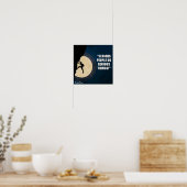 "Ernstig" Poster (Keuken)