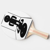 Ernstig Racket Tafeltennisbatje (Zijkant)