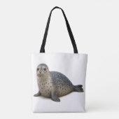ernstig Schattig Tote Bag (Achterkant)