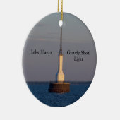 Ernstig Shoal Light-versiering Keramisch Ornament (Rechts)