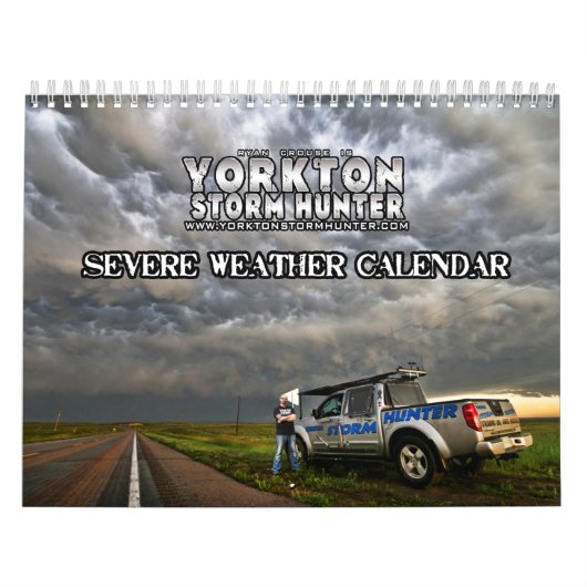 Ernstig weerkalender kalender (Hoes)