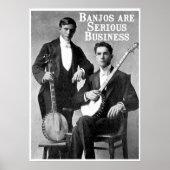 Ernstig zakelijk Poster (Voorkant)