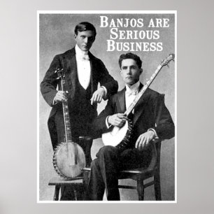 Ernstig zakelijk Poster