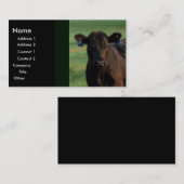 Ernstige bedrijfsvoering visitekaartje (Voorkant / Achterkant)