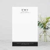 Ernstige bril | Funny Custom Name (Staand voorkant)