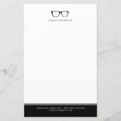 Ernstige bril | Funny Custom Name (Voorkant)