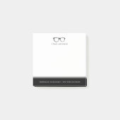 Ernstige bril | Funny Custom Name Post-it® Notes (Voorkant)
