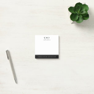 Ernstige bril Funny Custom Name Post-it® Notes