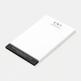 Ernstige bril Grappige Gepersonaliseerd naam Post-it® Notes
