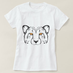 Ernstige Cheetah Cat T-shirt