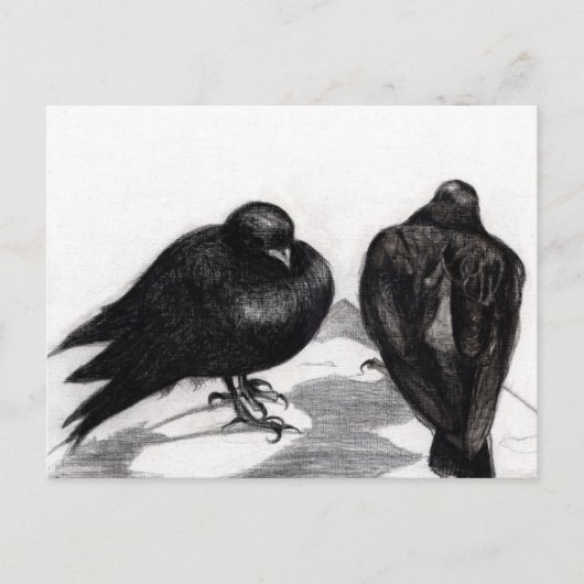 Ernstige duivensituatie 2012 briefkaart (Voorkant)