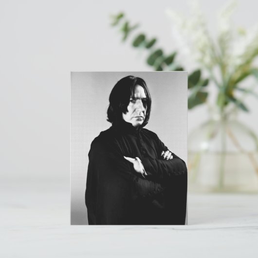 Ernstige gebogen Snape Briefkaart (Staand voorkant)