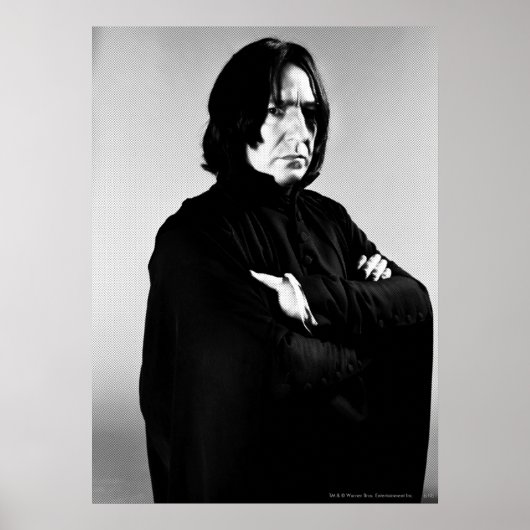 Ernstige gebogen Snape Poster (Voorkant)