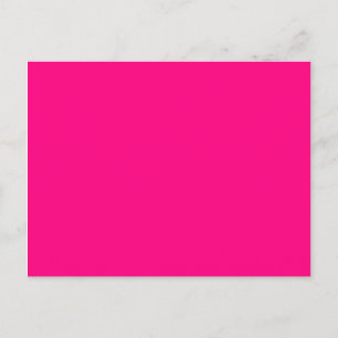 Ernstige hot-roze kleurenheldere trendmatige Sjabl Briefkaart
