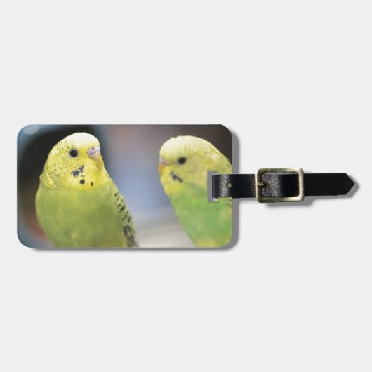 Ernstige keets bagagelabel (Voorkant horizontaal)