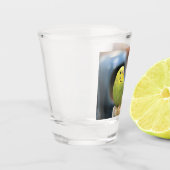 Ernstige keets shot glas (Links)