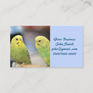 Ernstige keets visitekaartje
