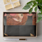 Ernstige kip tissuepapier (Geschenk)