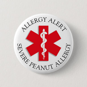 Ernstige Pinda Allergy Alert Button