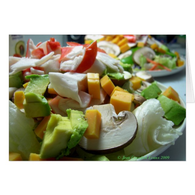Ernstige salade (Voorkant Horizontaal)