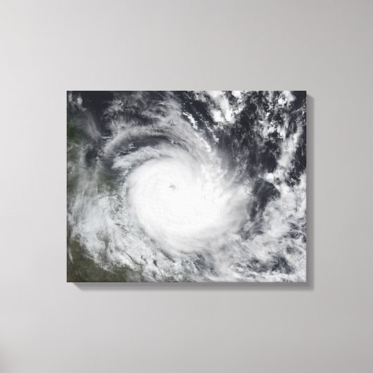 Ernstige Tropische Cyclone Hamish Canvas Afdruk (Voorkant)