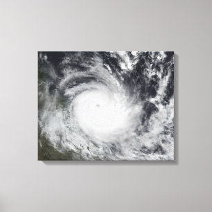Ernstige Tropische Cyclone Hamish Canvas Afdruk