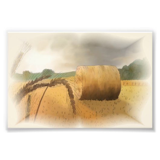 Erntezeit Foto Afdruk (Voorkant)