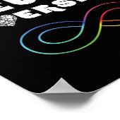 Erobel neurodiversiteit Rainbow Infinity Autism A Poster (Hoek)
