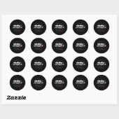 Erobel neurodiversiteit Rainbow Infinity Autism A Ronde Sticker (Vel)