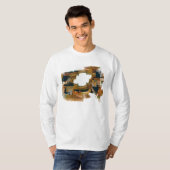 Eroded Stringed Instrument Lijst T-shirt (Voorkant volledig)