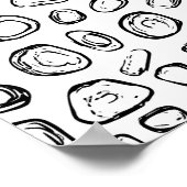 Erodeerd Koperen Object Decoupage Sjabloon Lijnkun Poster (Hoek)