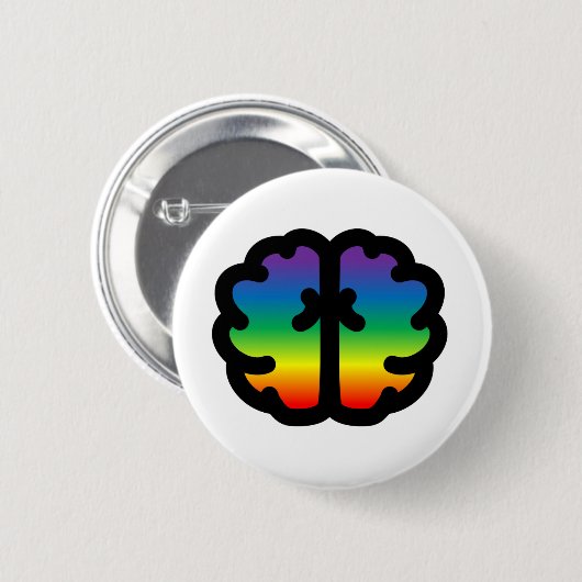 Eroet de Neurodiversiteit! Ronde Button 5,7 Cm (Voorkant /achterkant)