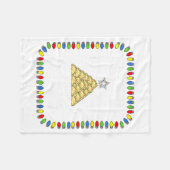 Erogi Christmas Tree _ Lish Holiday Lights Funny F Fleece Deken (Voorkant (Horizontaal))