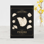 Erogi Dumpling Anatomie Uniek Lish Recept T-shirt, Kaart (Gele Bloem)