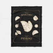 Erogi Dumpling Anatomy Unique Lish Recipe Tee, Per Fleece Deken (Voorkant)