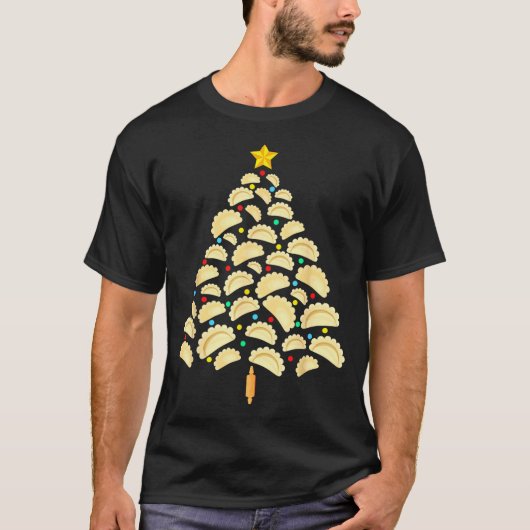 Erogi Tree Lish Christmas Food Funny Tee Men Women T-shirt (Voorkant)