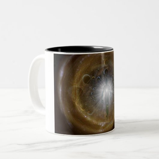 Eroniderheid Tweekleurige Koffiemok (Voorkant links)